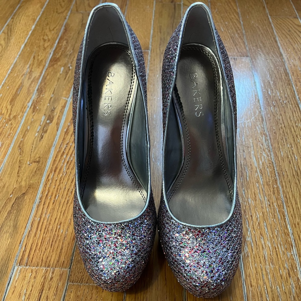 glitter heels
